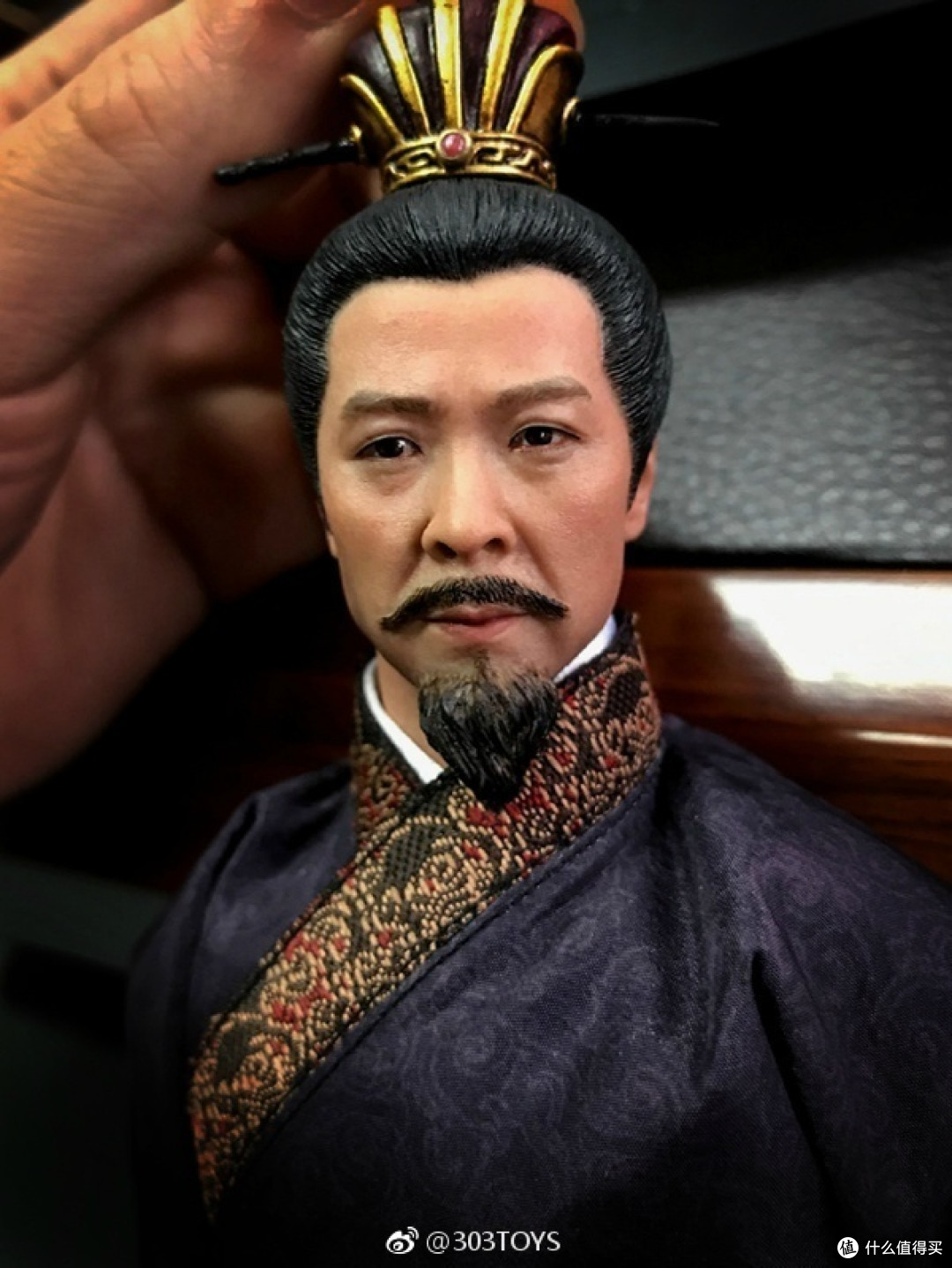 三国演义手办篇四蜀汉之刘备桃园三结义303toys刘备孙彦军版开箱