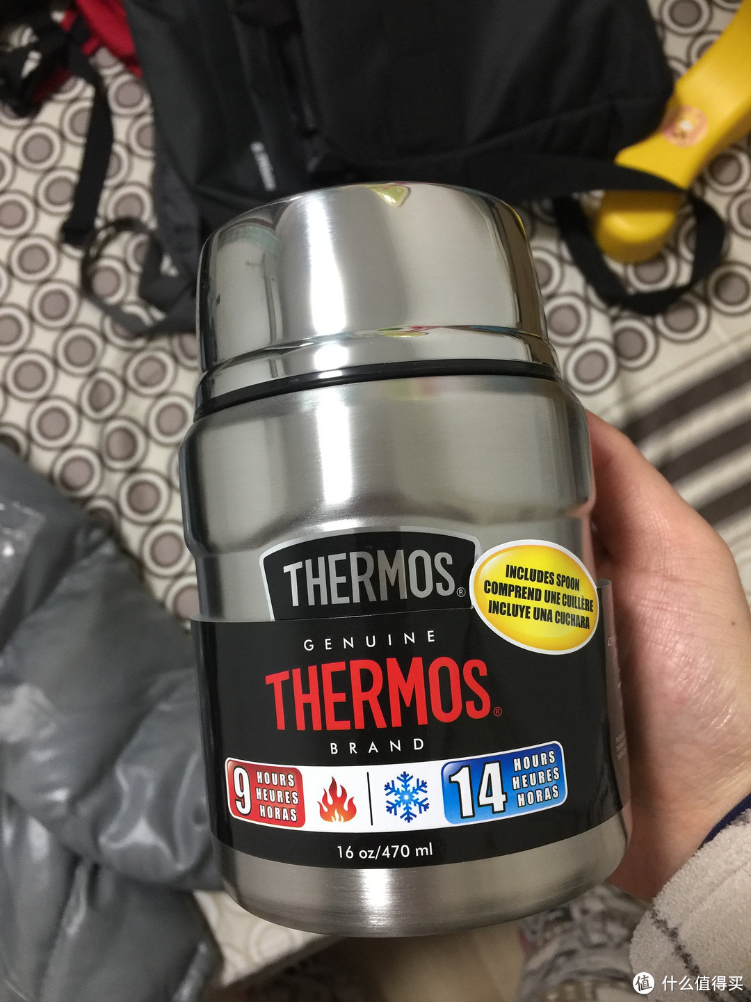 传说神器，十全九美—Thermos 膳魔师 帝王系列不锈钢焖烧杯（24盎司） 开箱