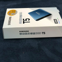 三星 T5 移动固态硬盘外观展示(包装|数据线|机身|传输接口|指示灯)
