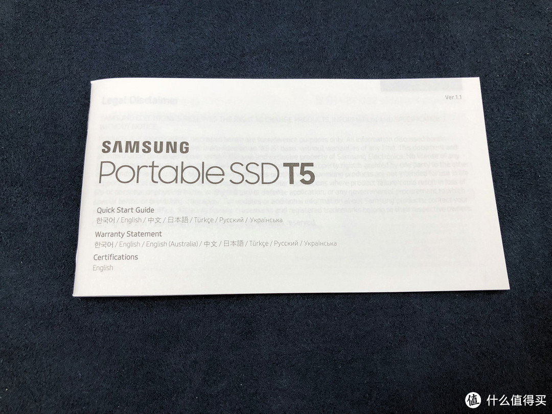 #本站首晒#Portable SSD，你的掌上随身存储：Samsung 三星 T5 500GB 移动硬盘 入手体验