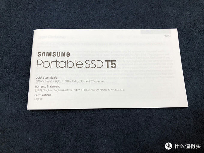 #本站首晒#Portable SSD，你的掌上随身存储：Samsung 三星 T5 500GB 移动硬盘 入手体验