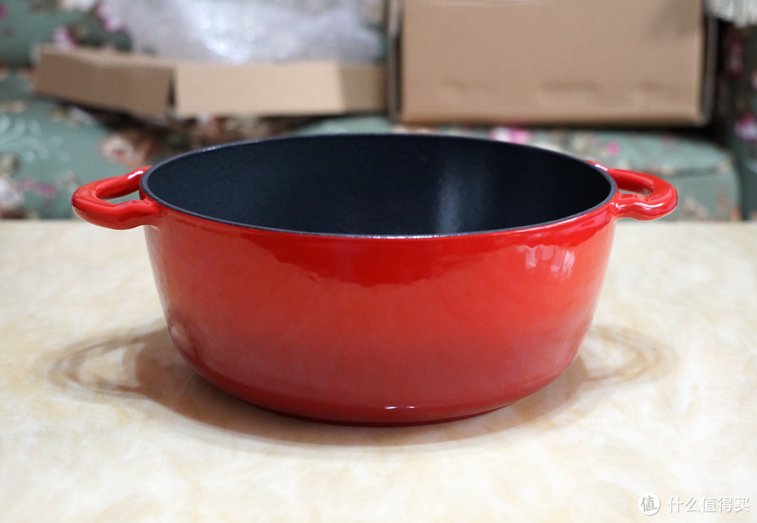 #本站首晒#厨房里的小红花一朵：Staub Fontignac 二合一多用珐琅铸铁锅