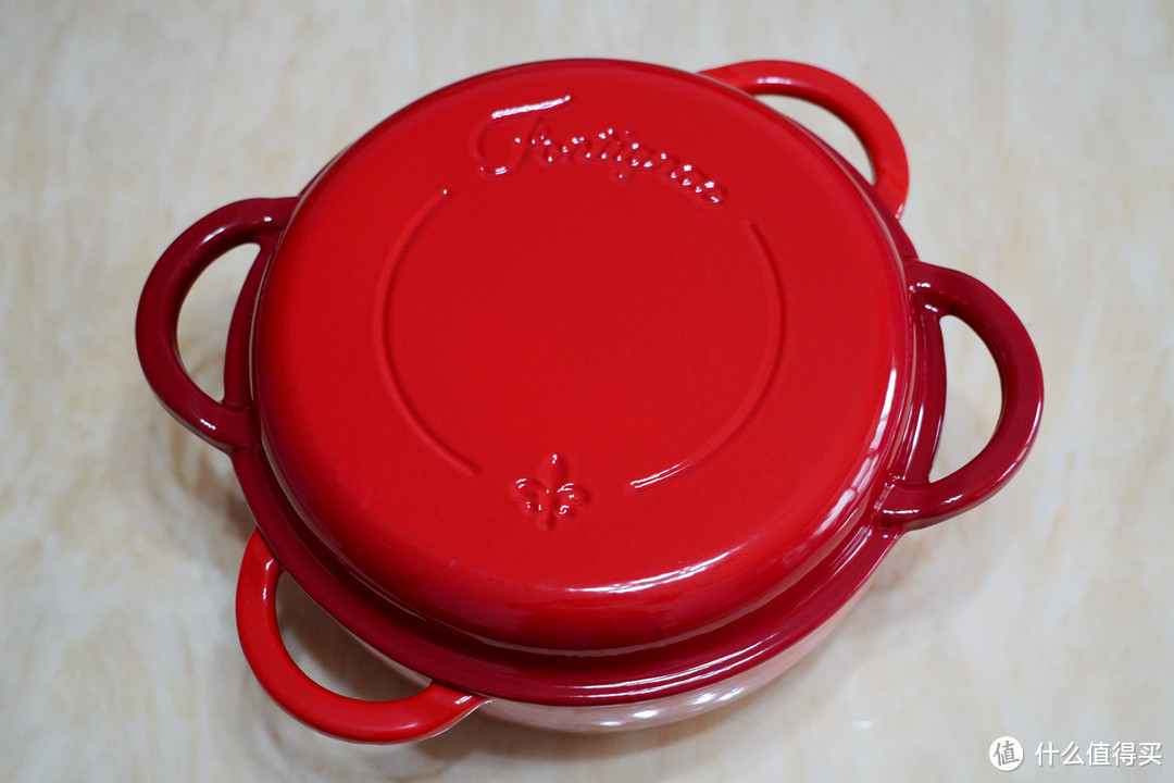 #本站首晒#厨房里的小红花一朵：Staub Fontignac 二合一多用珐琅铸铁锅