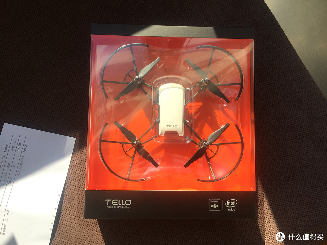 更像是一款玩具—DJI 大疆 TELLO 特洛 遥控无人机 开箱