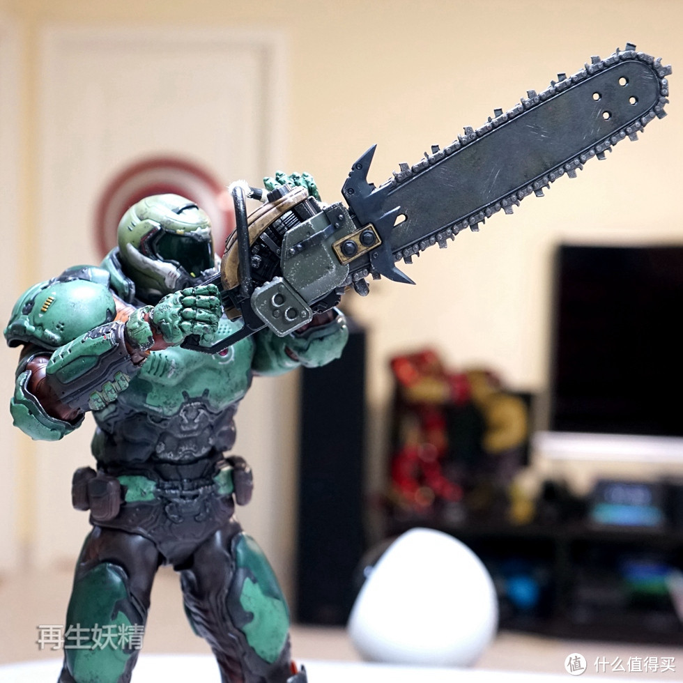 #本站首晒# 3A TOYS 毁灭战士 DOOM MARINE 执政官装甲 开箱、把玩