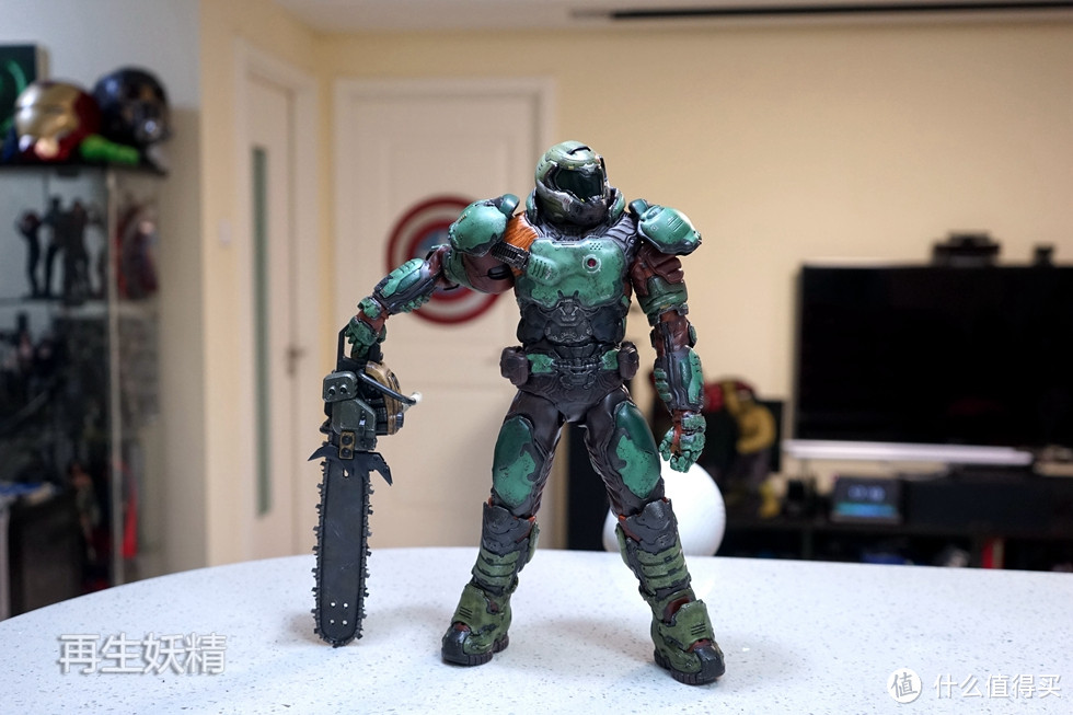 #本站首晒# 3A TOYS 毁灭战士 DOOM MARINE 执政官装甲 开箱、把玩