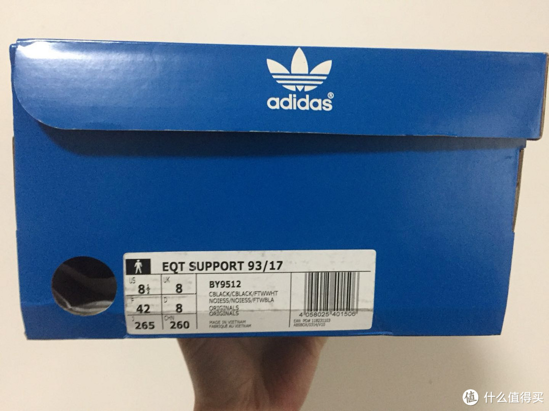 Size?网站下单流程详解及Adidas 阿迪达斯 Originals EQT Support Boost 93/17 黑武士 运动鞋 开箱晒单