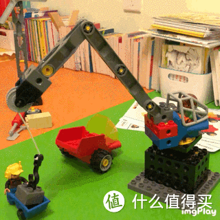 #本站首晒#挖掘机技术哪家强？LEGO 乐高 教育 45002 百变工程及场景搭建 把玩