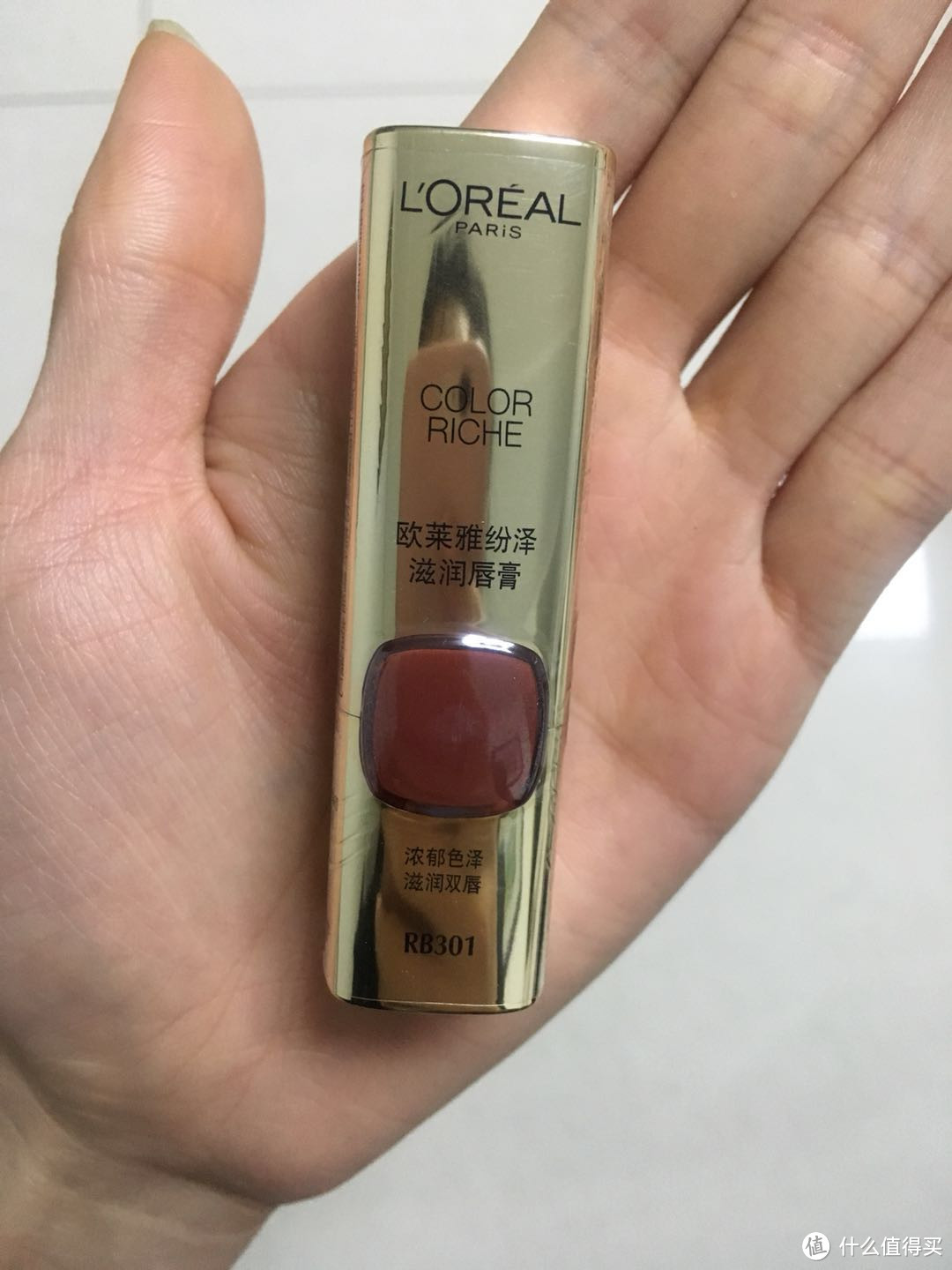 #原创新人#落雁倾城：L'OREAL PARIS 巴黎欧莱雅 RB301 国博限定版唇膏 开箱