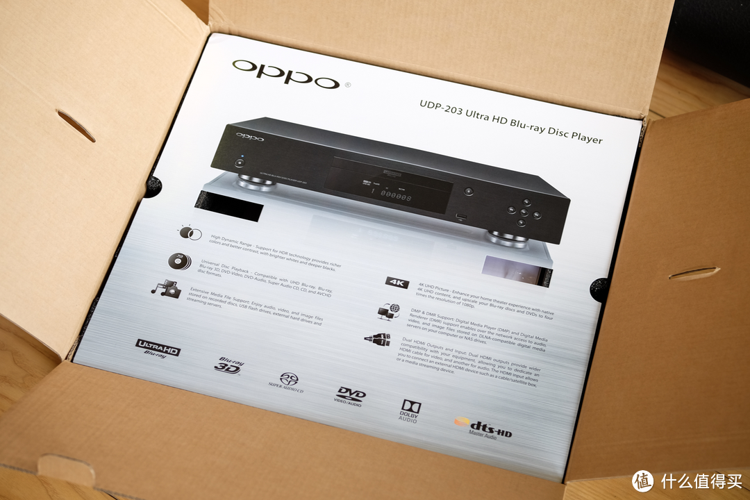 尽享-视听的享受：OPPO UDP-203 4K UHD蓝光播放器