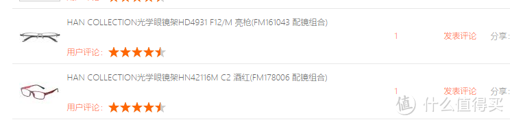 网上配镜经验：关于可得眼镜网和品牌：HAN