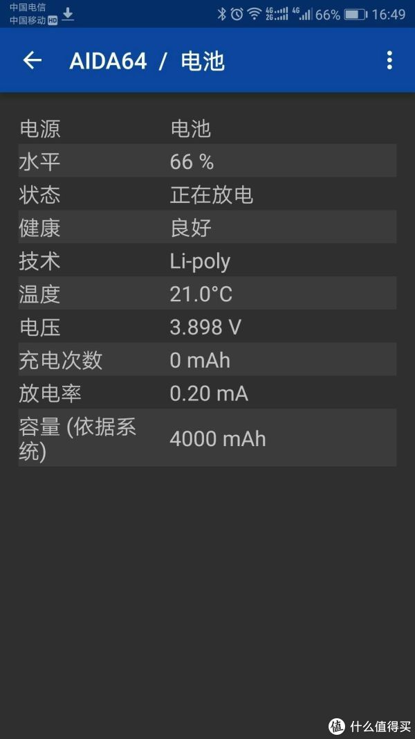 4000mAh  和酷派 changer S1基本一致