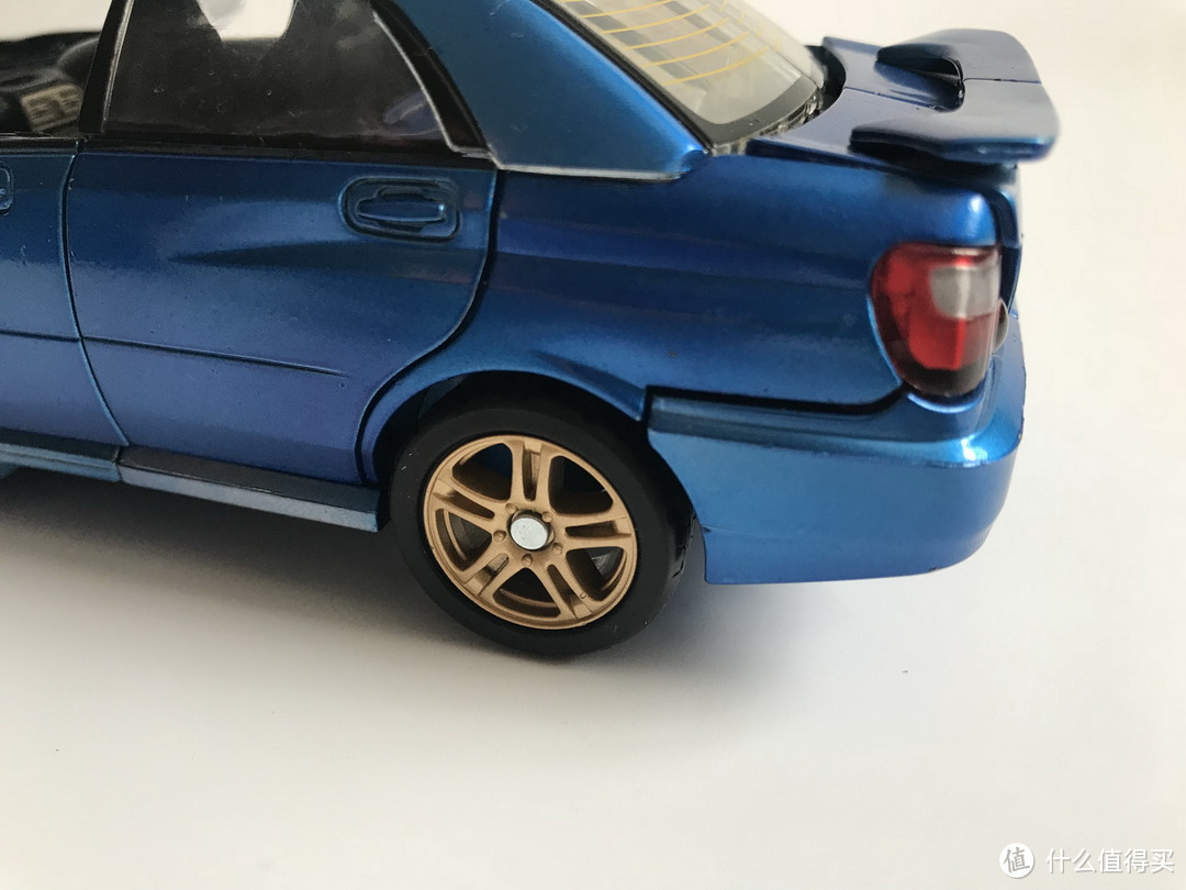 #本站首晒#TAKARA TOMY 变形金刚 BT19 蓝霹雳 SUBARU IMPREZA WRX