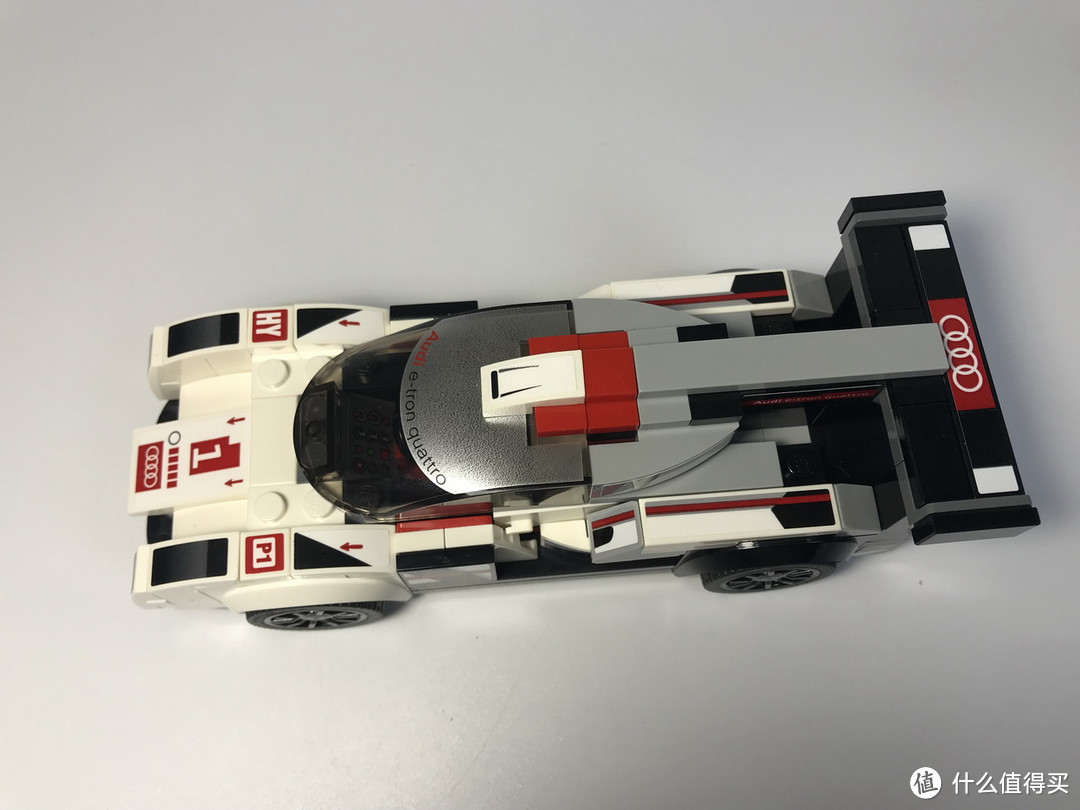 LEGO 乐高 拼拼乐 75872 超级赛车系列 Audi R18 e-tron quattro 开箱