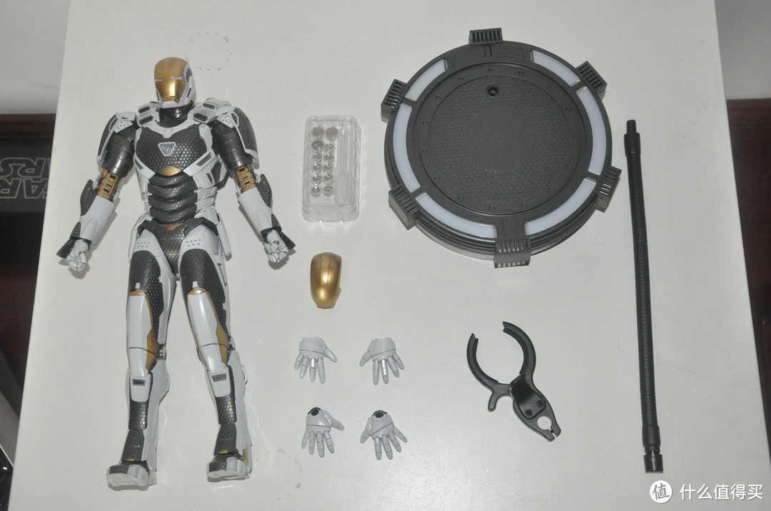 #本站首晒#HOTTOYS MMS214 Iron Man3 钢铁侠3 MK39 Star Boost 双子星战甲