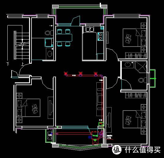 新风排风管线图