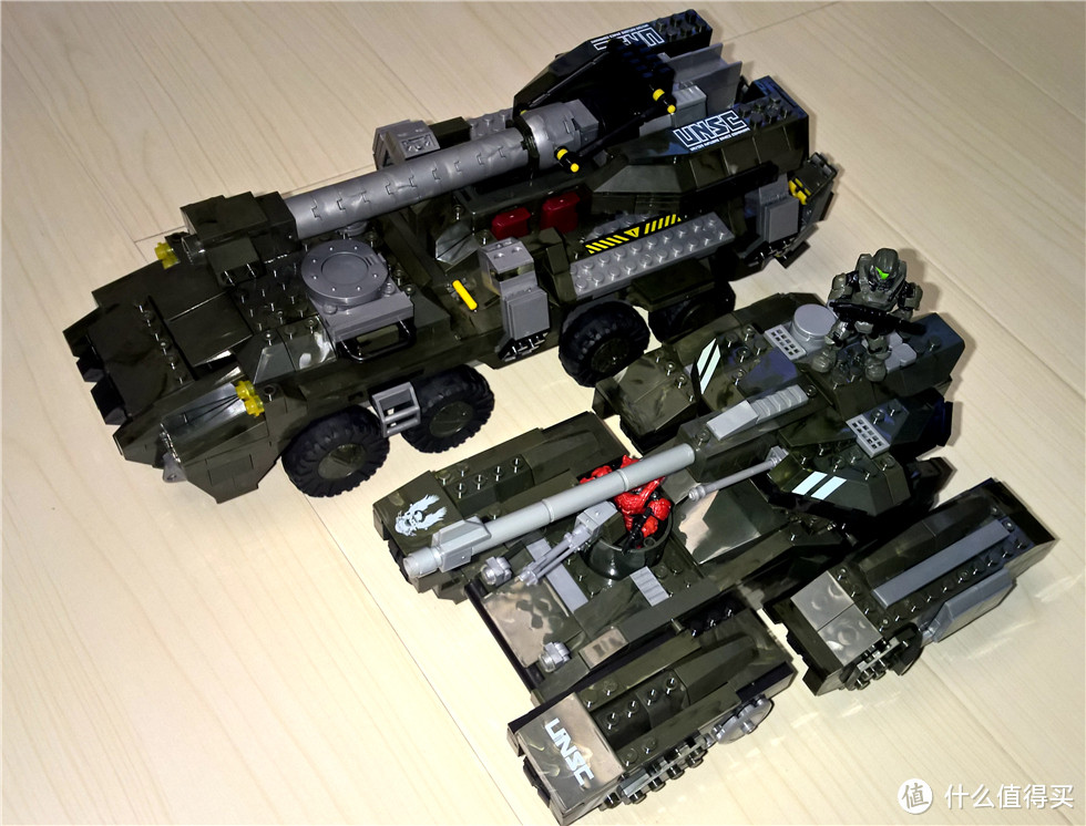 #本站首晒#美家宝的巨炮—Mega Bloks Halo UNSC Kodiak科迪亚克攻城炮