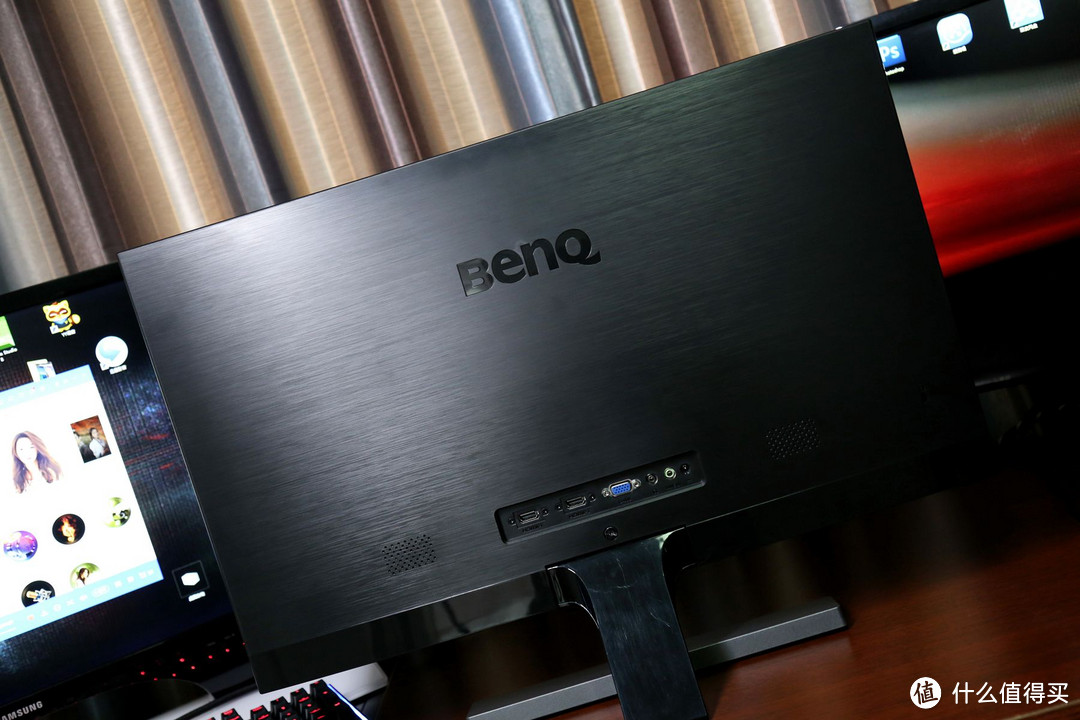 #本战首晒#春节前购入明基显示器组三连屏：BenQ 明基 EW277HDR 27英寸智慧调光显示器