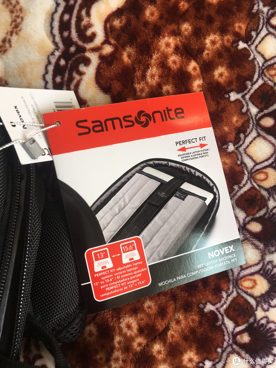 海淘Samsonite 新秀丽 Novex Perfect Fit Laptop Backpack 双肩电脑包 开箱