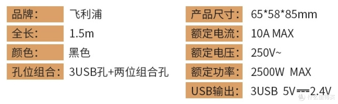 飞利浦 便携迷你USB桌面旅行插座测试