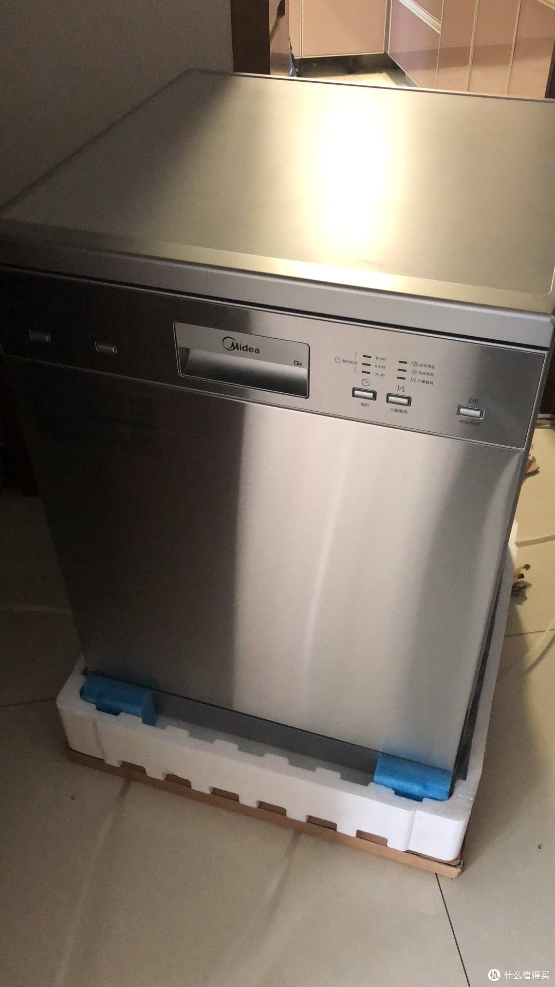 midea 美的 q6全自动嵌入式 洗碗机 开箱评测