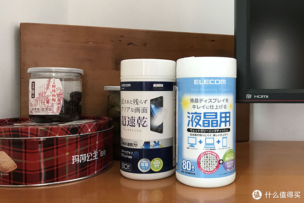 显示器屏幕并不是简单的用纸巾擦就好了—ELECOM 宜丽客 手机电脑液晶屏幕清洁湿纸巾 晒物