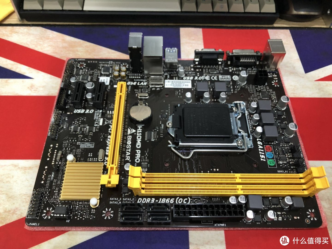 滴滴滴，上车啦—BIOSTAR 映泰 H110 主板+Intel 英特尔 i3 8100 处理器装机实录