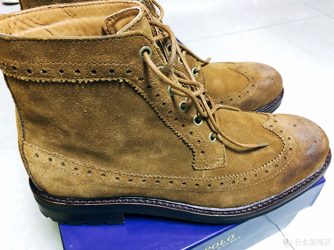 #剁主计划-苏州#卖家，你的P图水平很棒棒哦—Polo Ralph Lauren Nickson Suede 男士工装靴