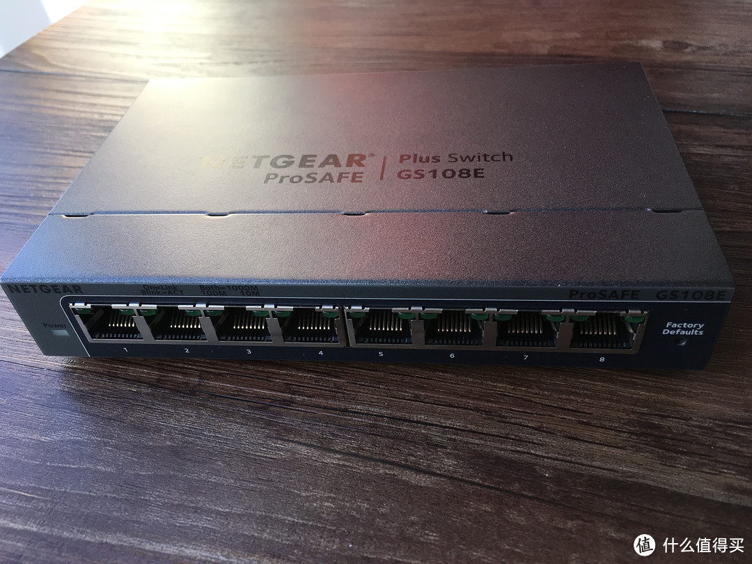 NETGEAR 美国网件 GS108E 交换机 开箱及单线复用教程