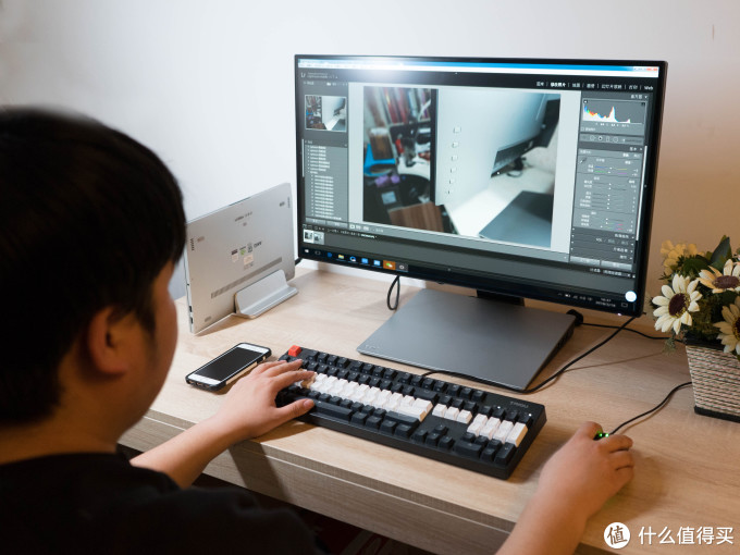 #剁主计划-郑州#本站首晒#显示器也玩Type-C接口:BenQ 明基 PD2710QC 四面无边框显示器 开箱