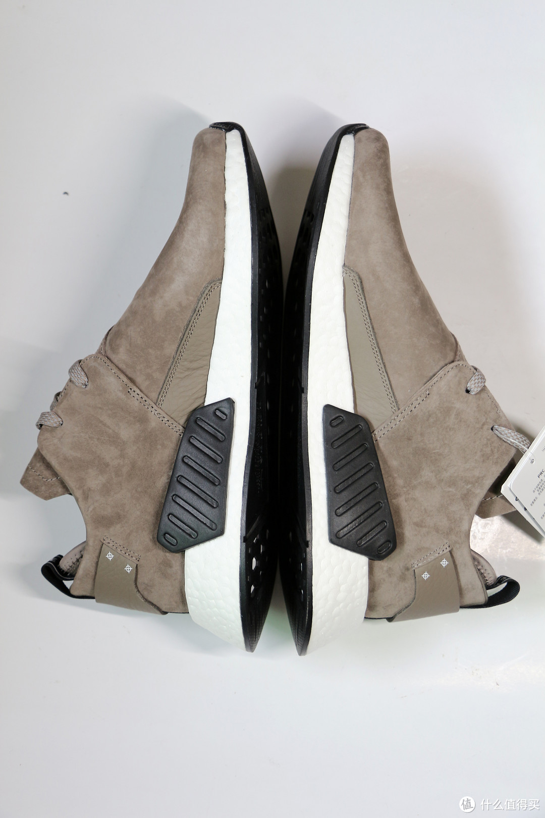 Adidas 阿迪达斯 Originals NMD C2 Suede 翻毛皮棕色款 运动鞋 开箱晒单