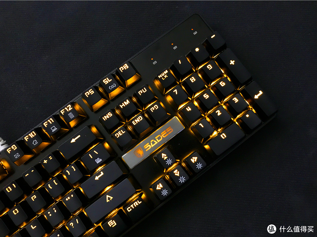 #剁主计划-深圳#SADES 赛德斯 烽影 橙色背光 机械键盘 开箱体验