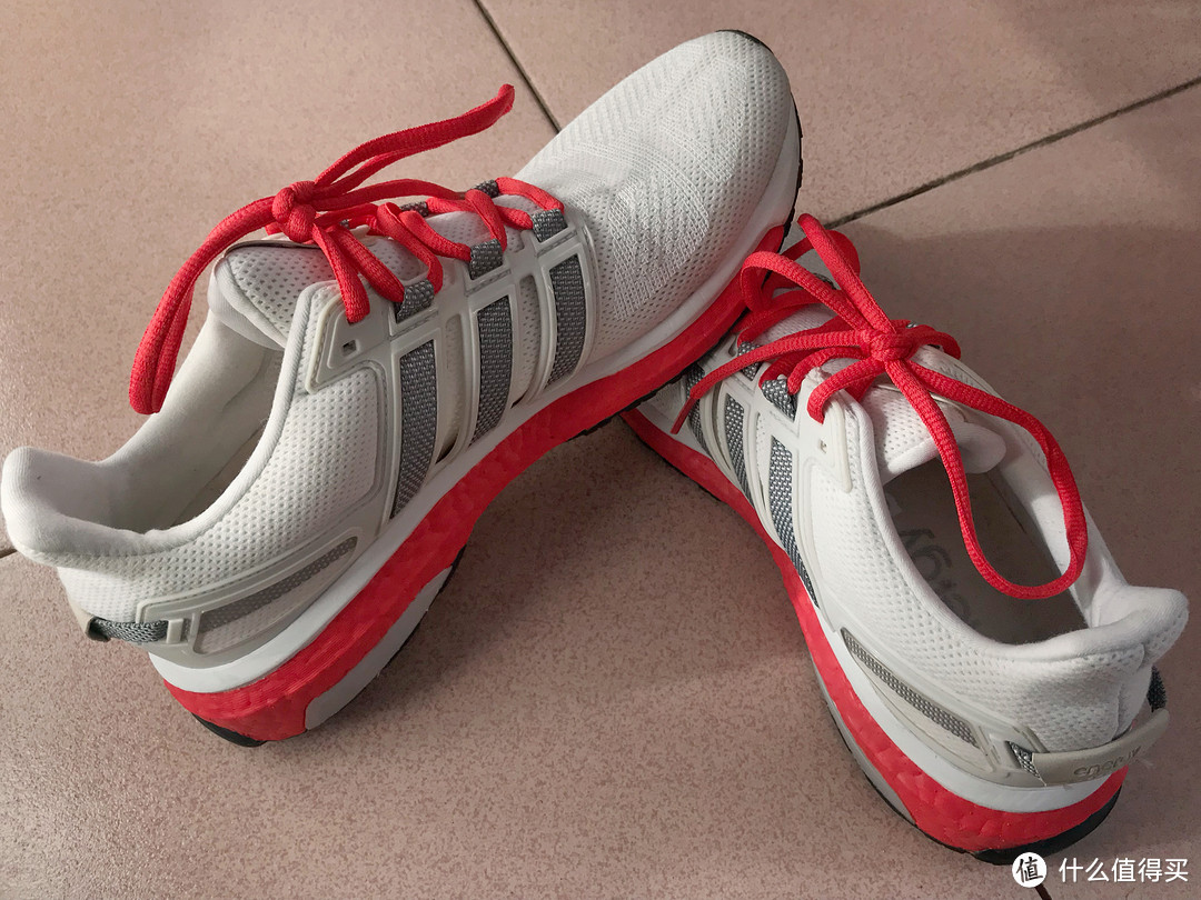 我的本命年红：Adidas 阿迪达斯 Energy Boost 3 运动鞋 中底改色手工记录