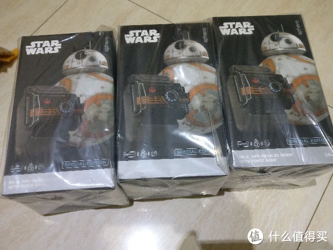 Sphero 星球大战 BB-8 遥控机器人 + 原力手环 特别版 开箱