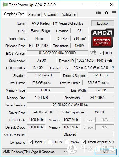 性价几何？AMD 锐龙 3 2200G 处理器+ ASUS 华硕 TUF B350M-PLUS Gaming 主板平台性能评测