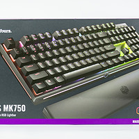 酷冷至尊 MK750 RGB机械键盘外观展示(键帽|轴体|脚贴|掌托|接口)