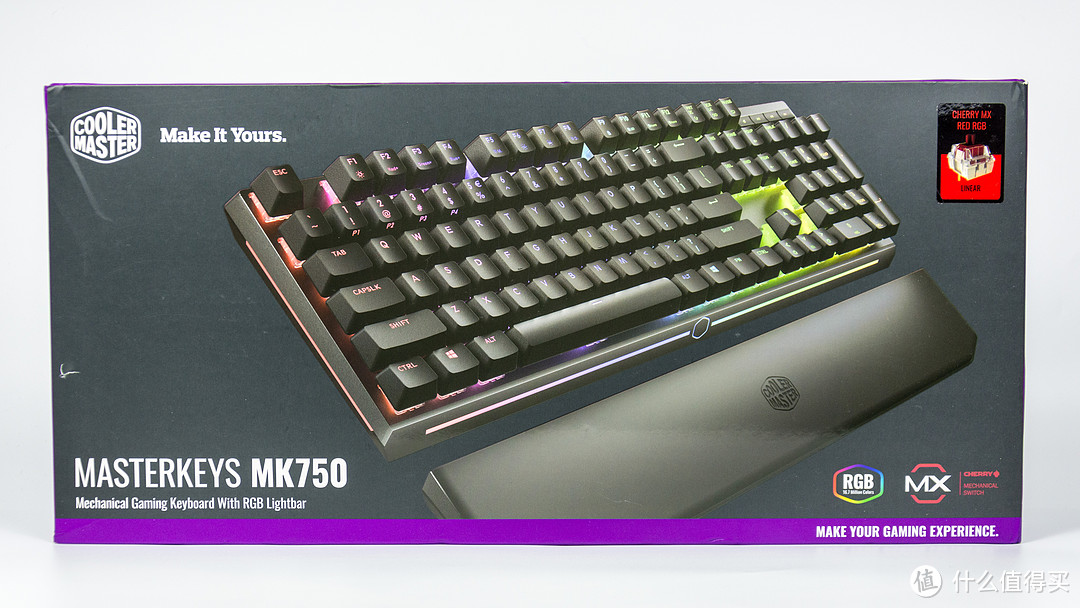 #剁主计划-武汉#【买灯送键盘了解一下？】：CoolerMaster 酷冷至尊 MK750 RGB 红轴机械键盘 测评体验