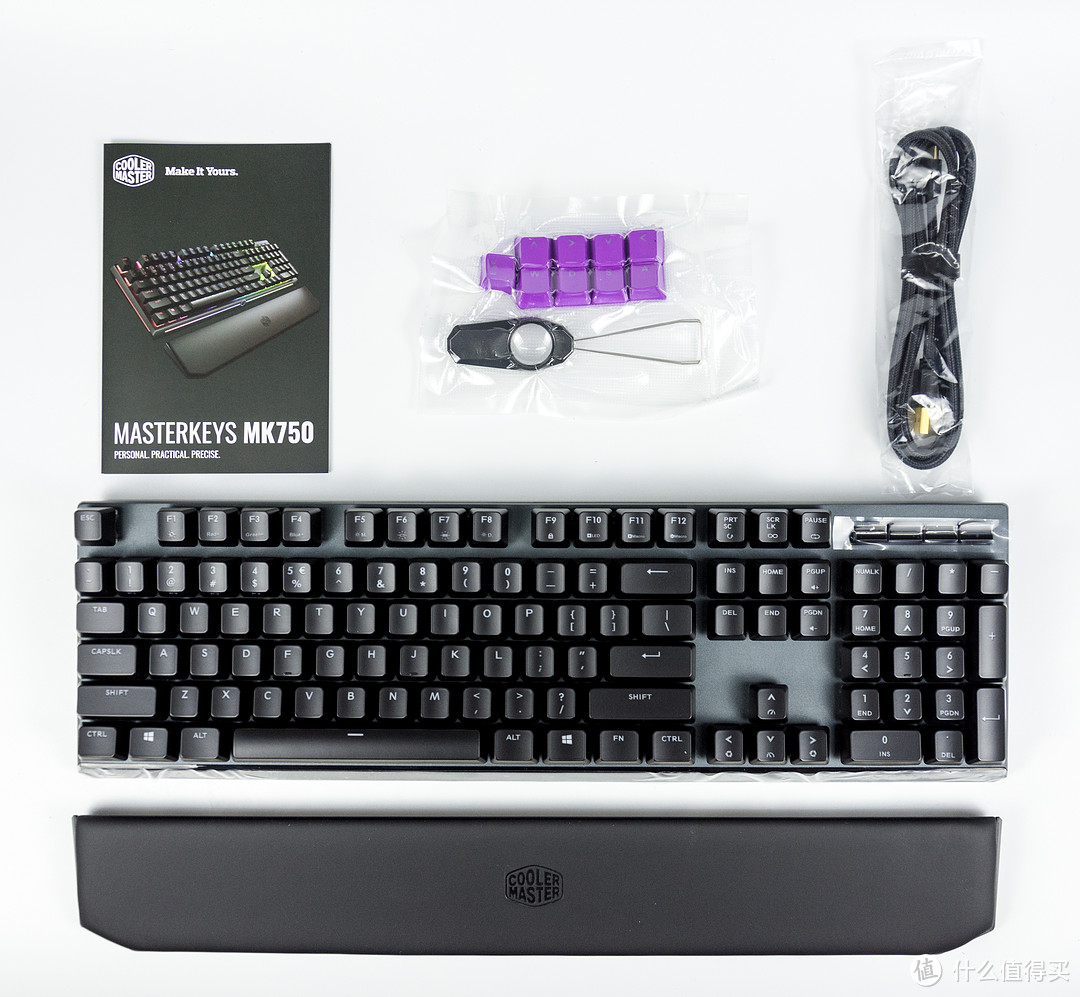 #剁主计划-武汉#【买灯送键盘了解一下？】：CoolerMaster 酷冷至尊 MK750 RGB 红轴机械键盘 测评体验