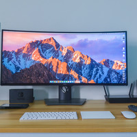 戴尔 U3818DW  曲面显示器使用总结(充电|扬声器|屏幕|材质)