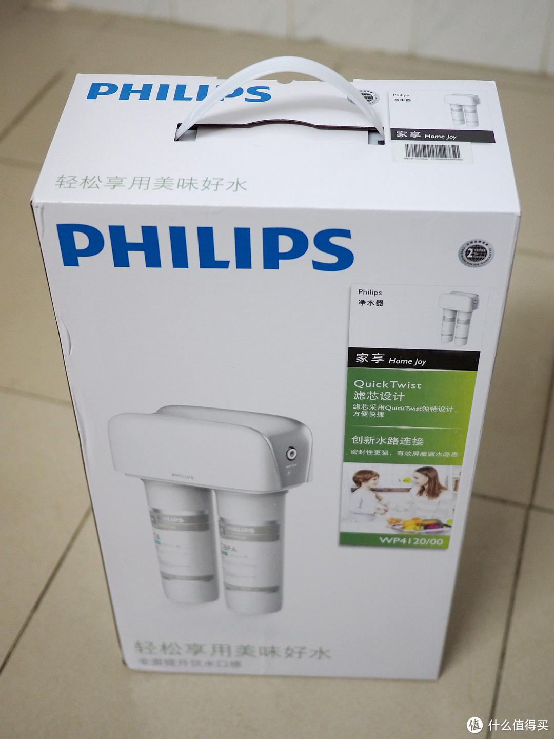 实用至上—PHILIPS 飞利浦 wp4120 净水器 开箱&DIY