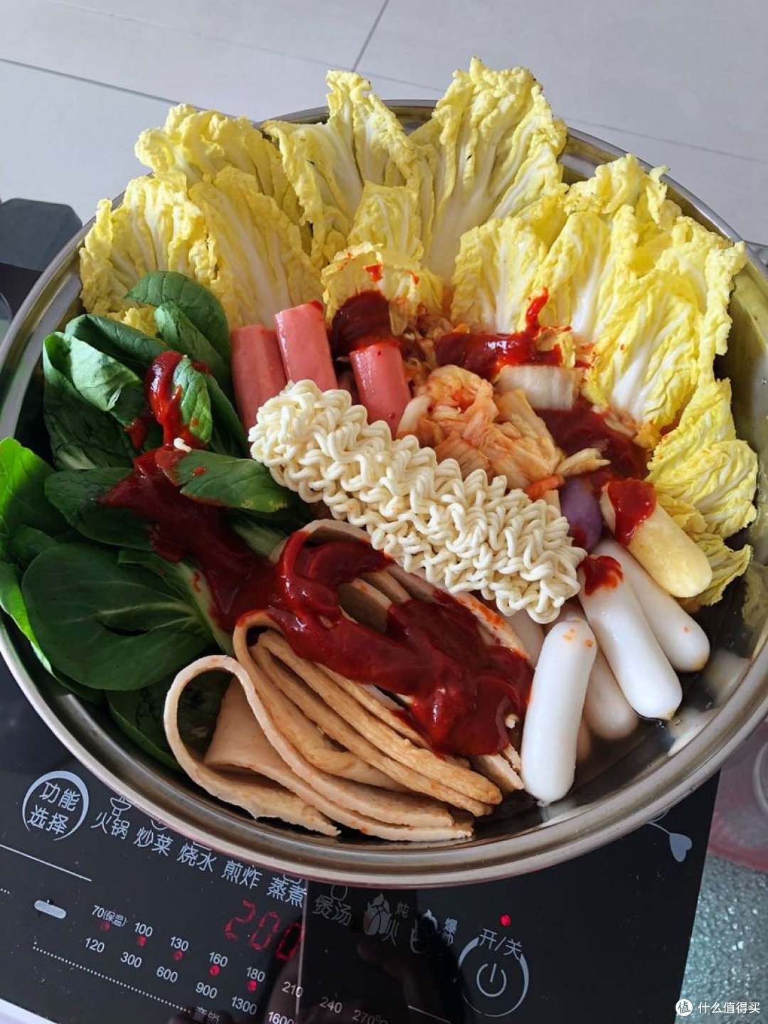 #剁主计划-天津#1个电磁炉+20块钱=一顿年糕火锅(附红糖糍粑空气炸锅做法)