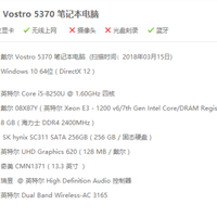 戴尔 Vostro成就 13 5000系列 13.3英寸轻薄笔记本使用感受(声音|温度|续航|内存|像素)