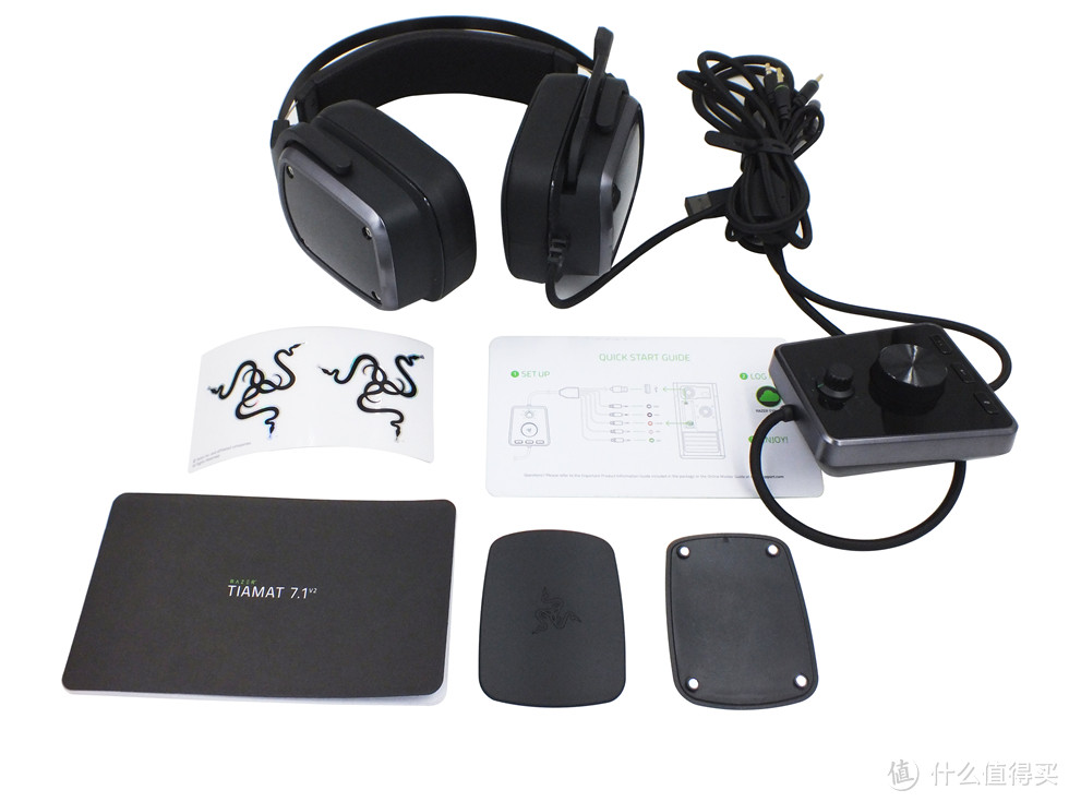 雷蛇的物理7.1声道幻彩耳机—RAZER 雷蛇 迪亚海魔 7.1V2 头戴式电竞游戏耳麦