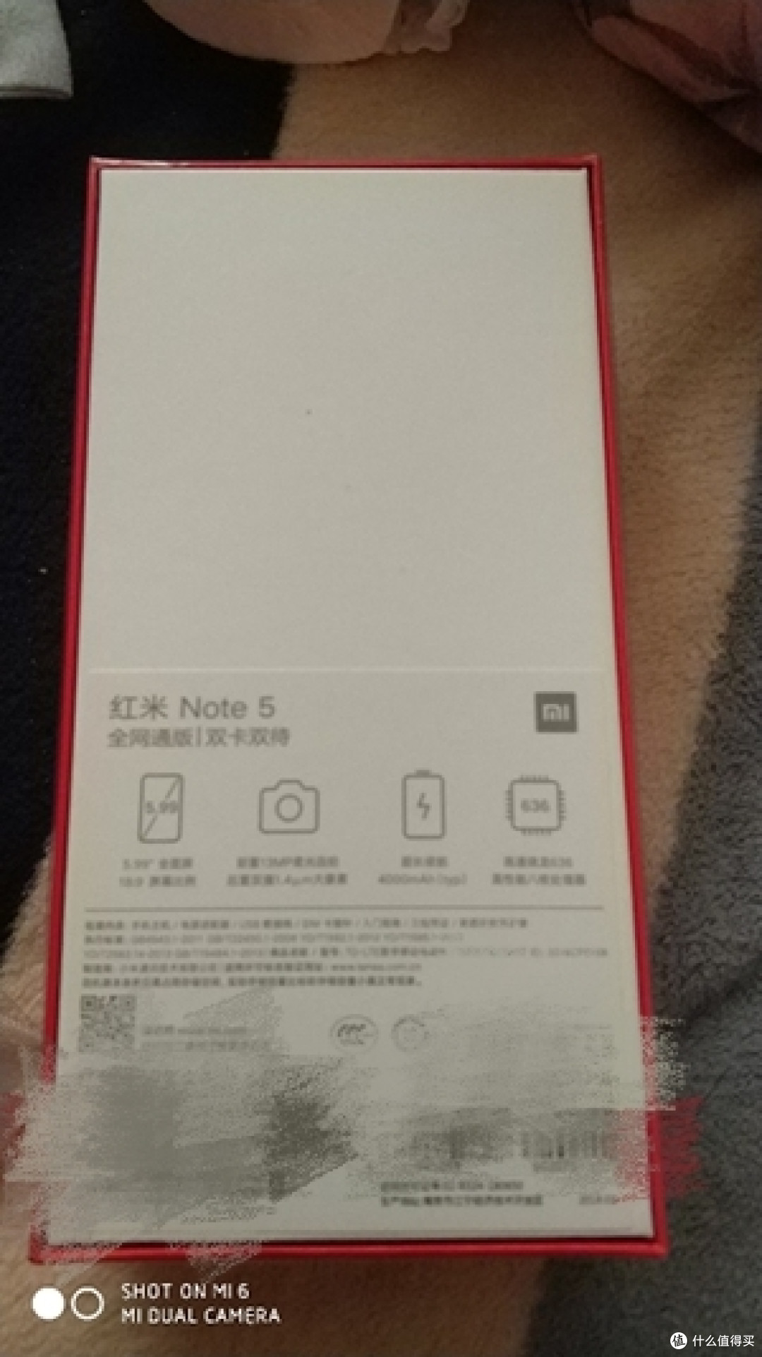 MI 小米 红米note5 智能手机 开箱+简单体验