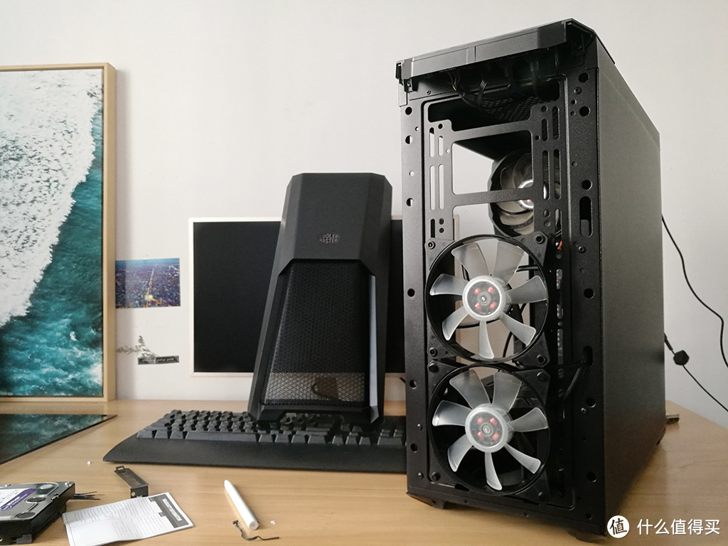 侧透全景玻璃大不同，RGB灯效更显高冷：CoolerMaster 酷冷至尊 毁灭者Ⅲ 中塔机箱 体验