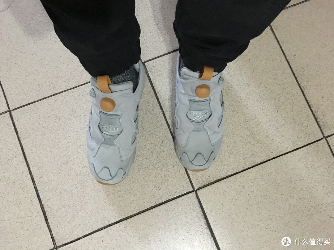 #剁主计划-西安#蜈蚣星人的一对新足：REEBOK 锐步 INSTA PUMP FURY 休闲运动鞋