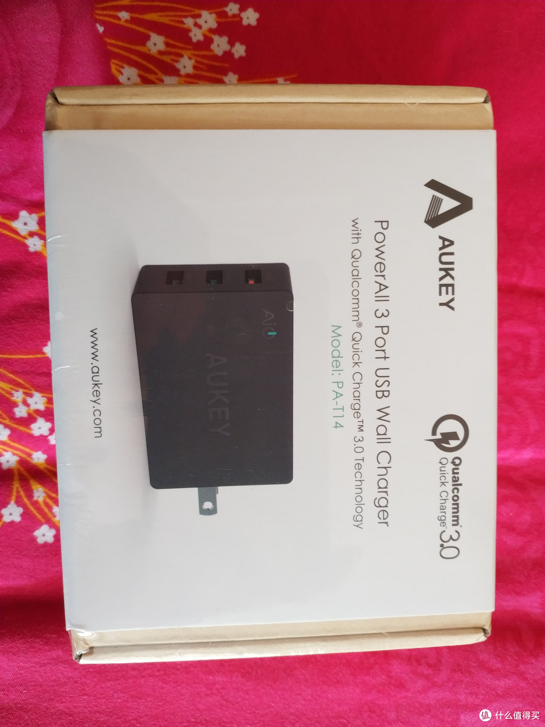 AUKEY傲基 PA-T14三口快充充电器开箱晒单