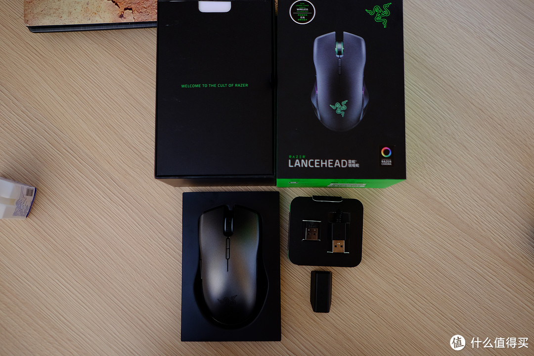 #原创新人#Razer 雷蛇  Lancehead锐蝮蛇双模国行 无线游戏鼠标 开箱