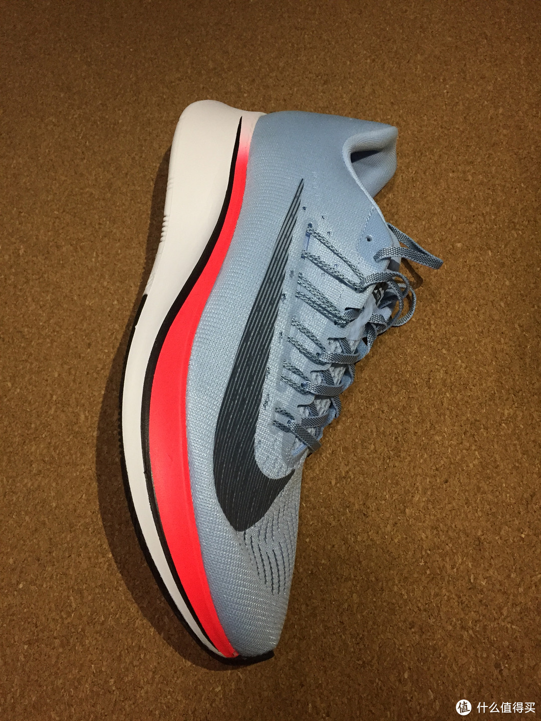 NIKE 耐克 ZOOM FLY - ICE BLUE 男子跑步鞋 开箱与800公里实测