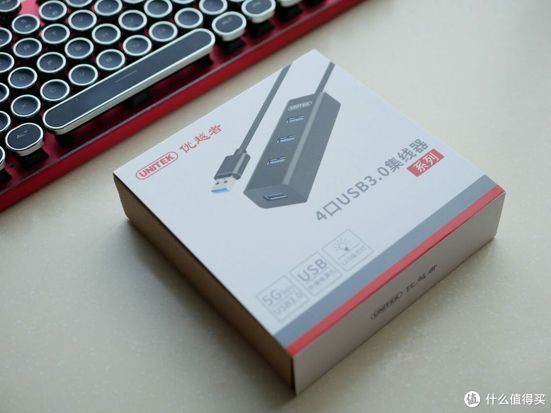 #剁主计划-厦门#入门级的选择：UNITEK 优越者 Y-3098ABK 4口USB3.0 HUB 集线器